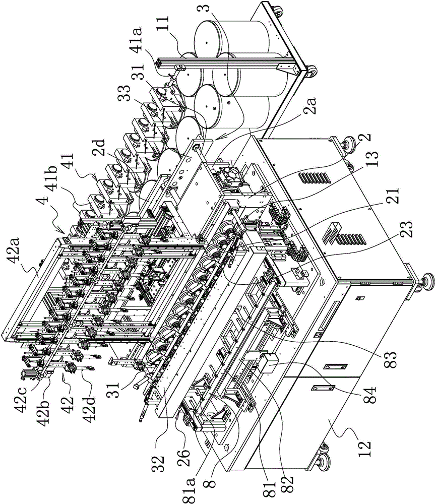 Hollow coil winding equipment