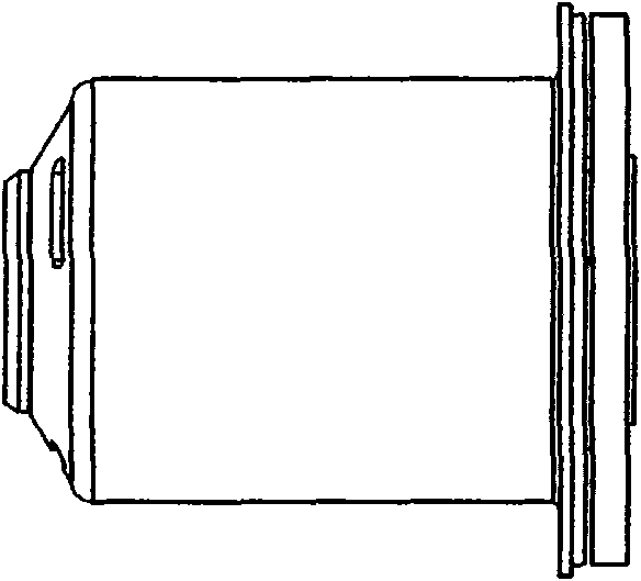 Connection liner structure of twist beam-type rear suspension