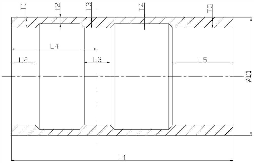 A kind of internal spinning forming method of cylinder with inner ring reinforcing rib