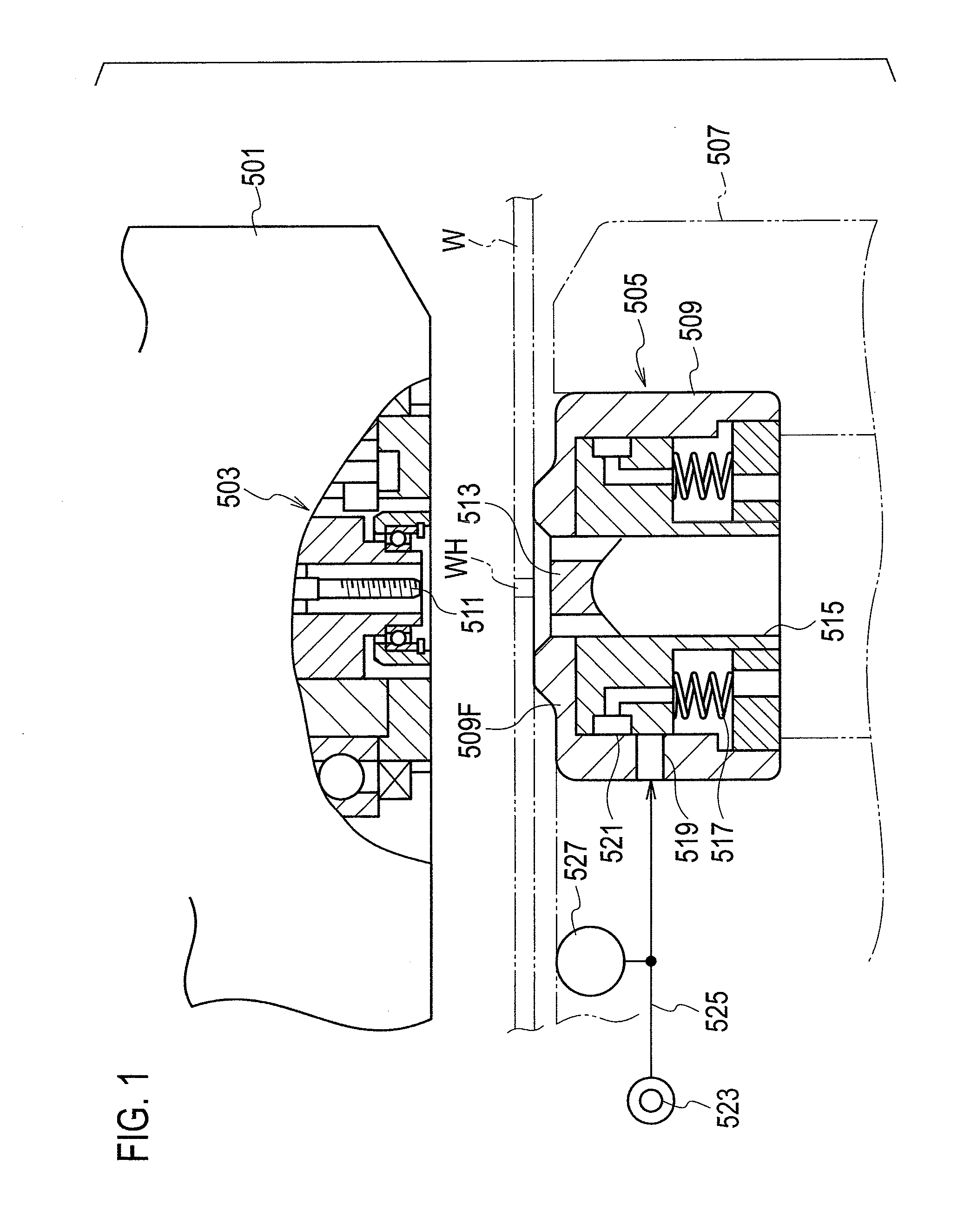 Tapping machine and tap die, and method of detecting overstroke of tap