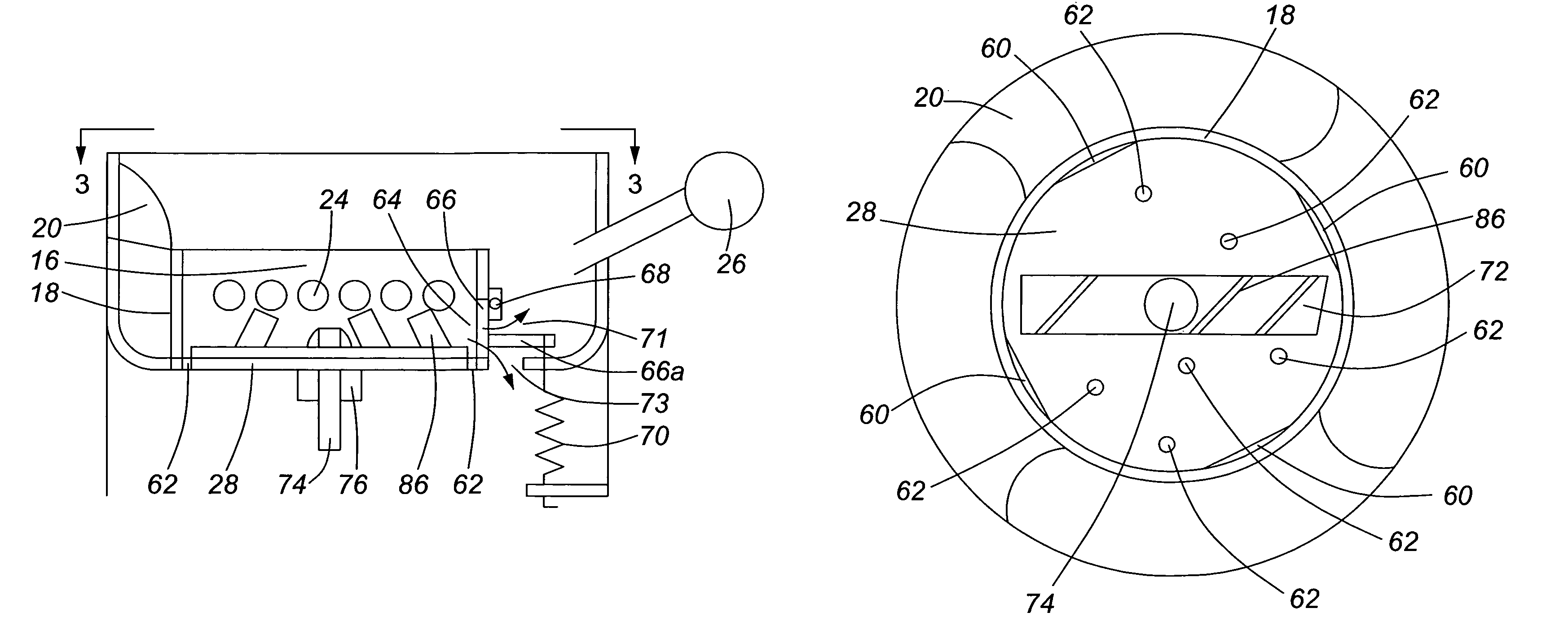 Burner for combustion of fuel in pellet or granular form