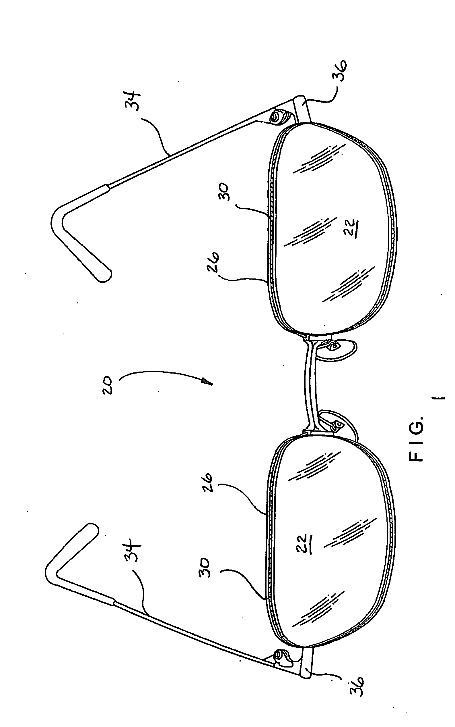 Adjustable tensioning system for rimless eyewear