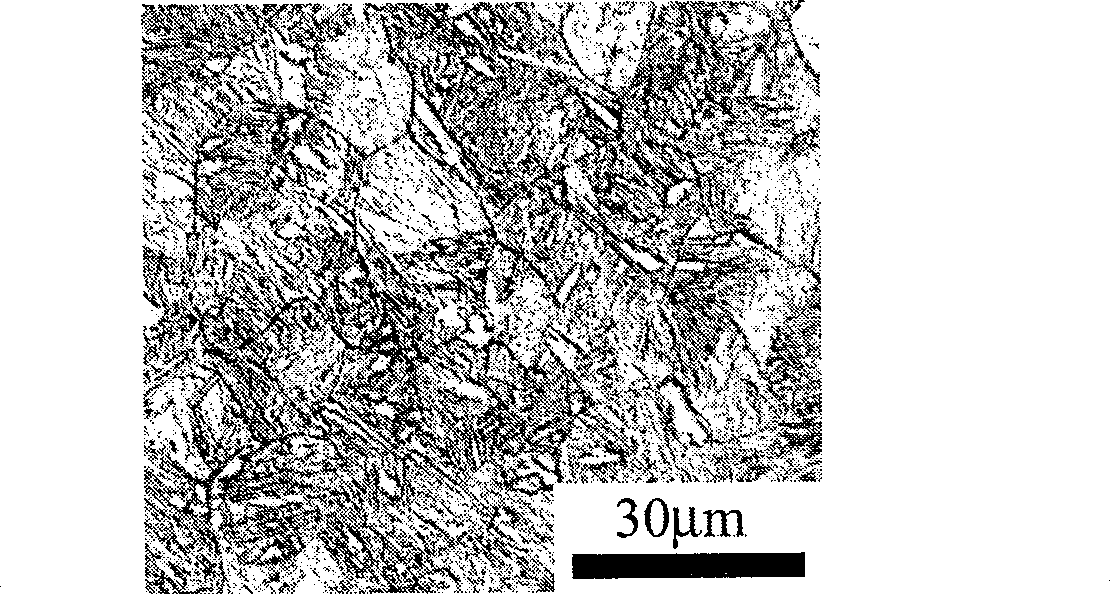 Method of preparing high-strength thin-crystal two-phase steel