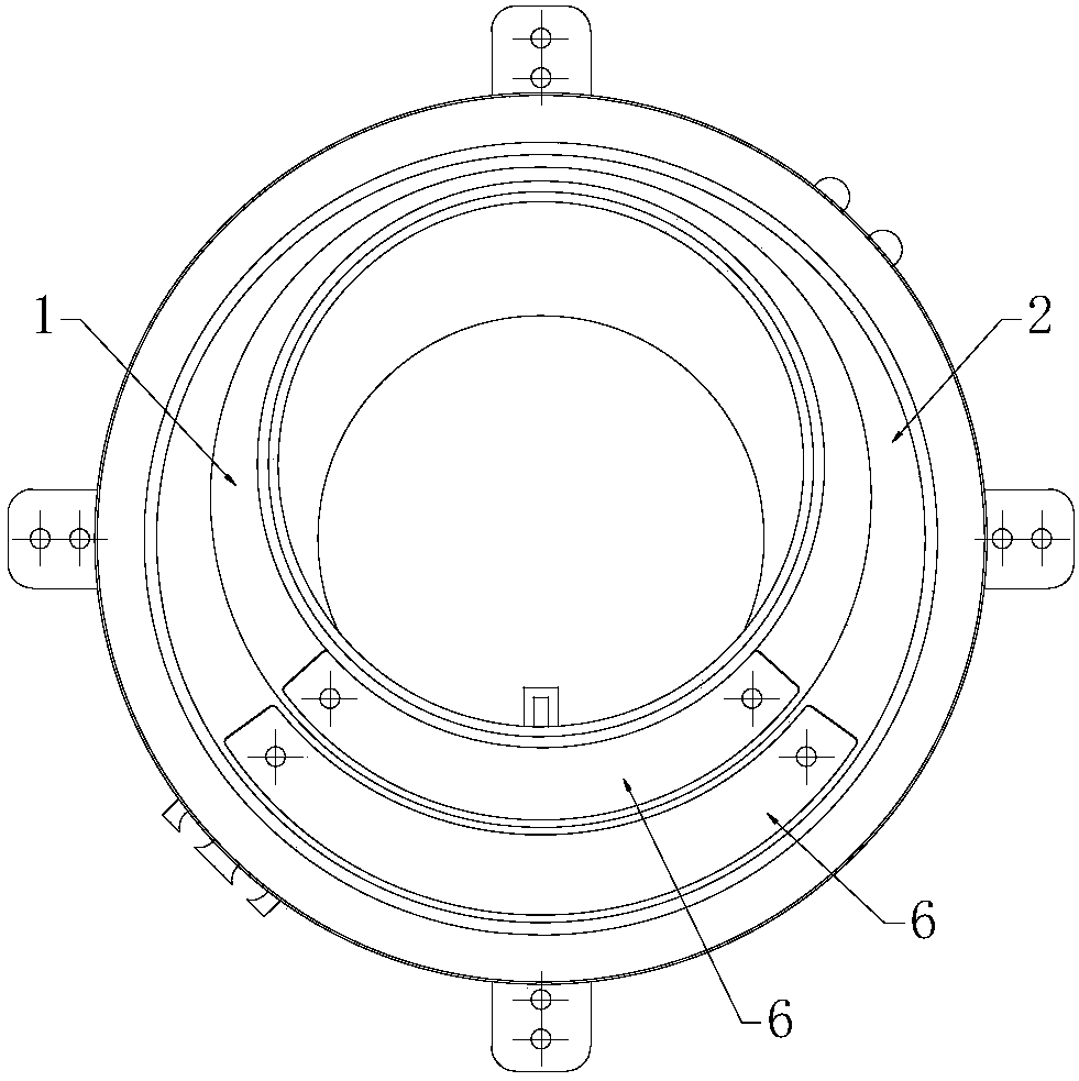 Novel pre-buried leakage-proof connector for building drainage