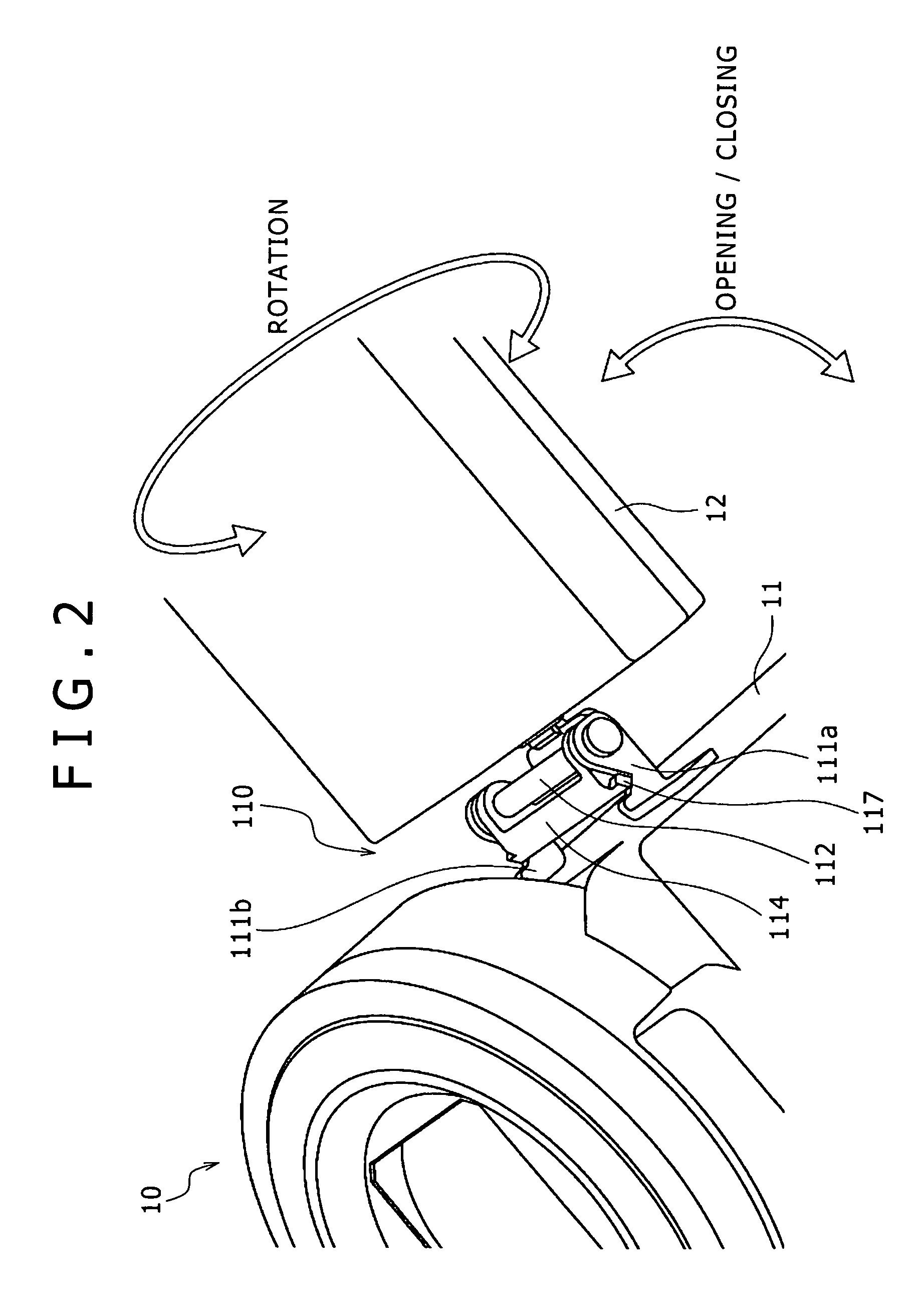 Biaxial hinge mechanism and electronic apparatus