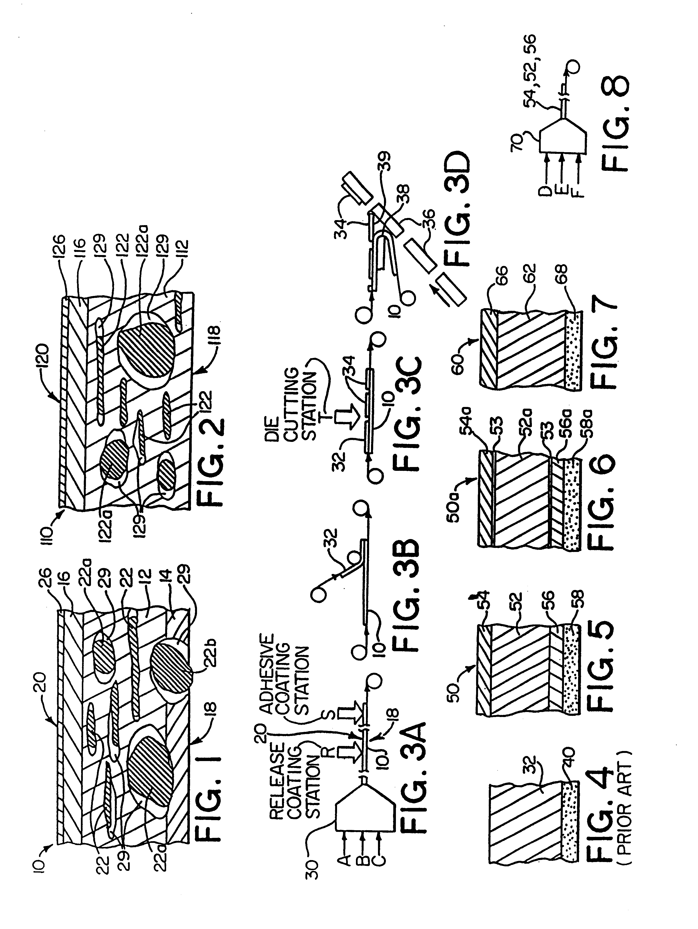 Method of preparing facestock for labels