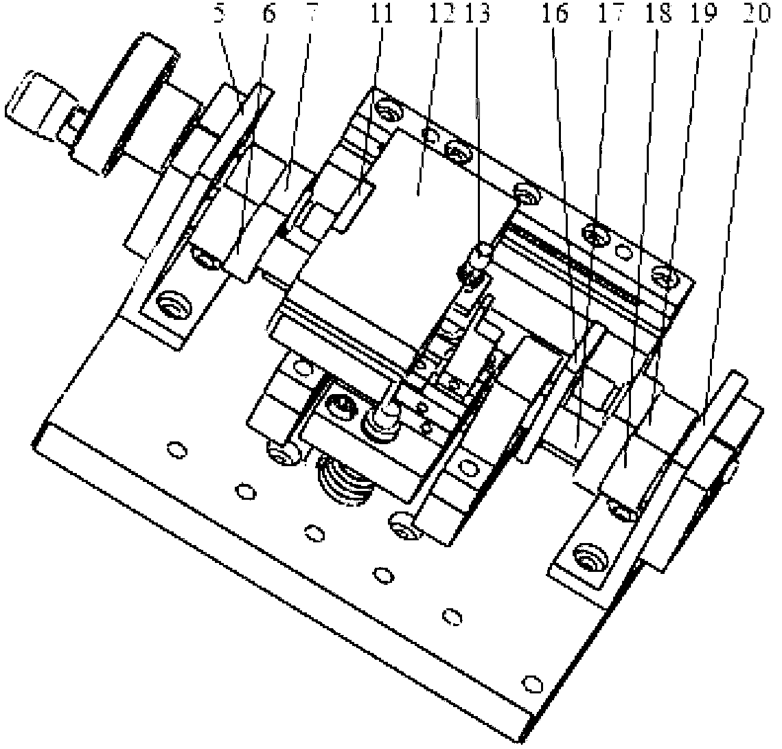 Micro part clamping device