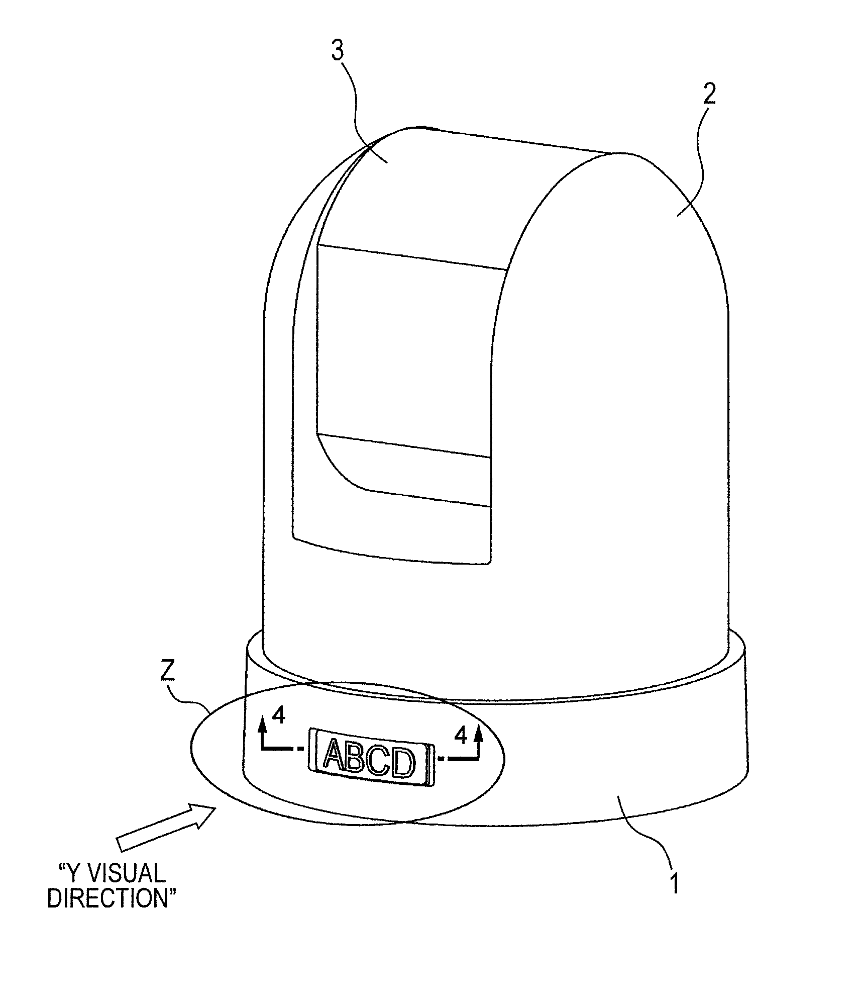 Nameplate attachment structure, camera platform apparatus, and camera apparatus