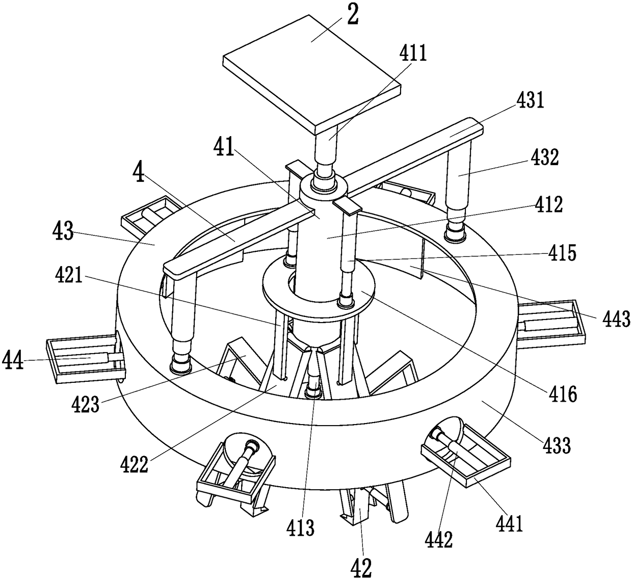 Battery machining robot