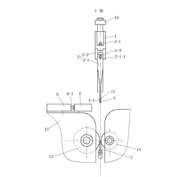 Mechanical arm device of centerless grinding machine