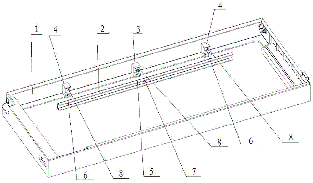 Door reinforcing iron magnetic force fixing structure and refrigerator