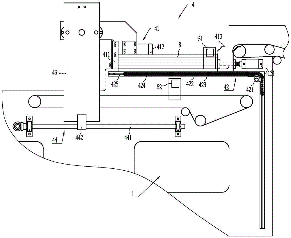 Cardboard turning machine