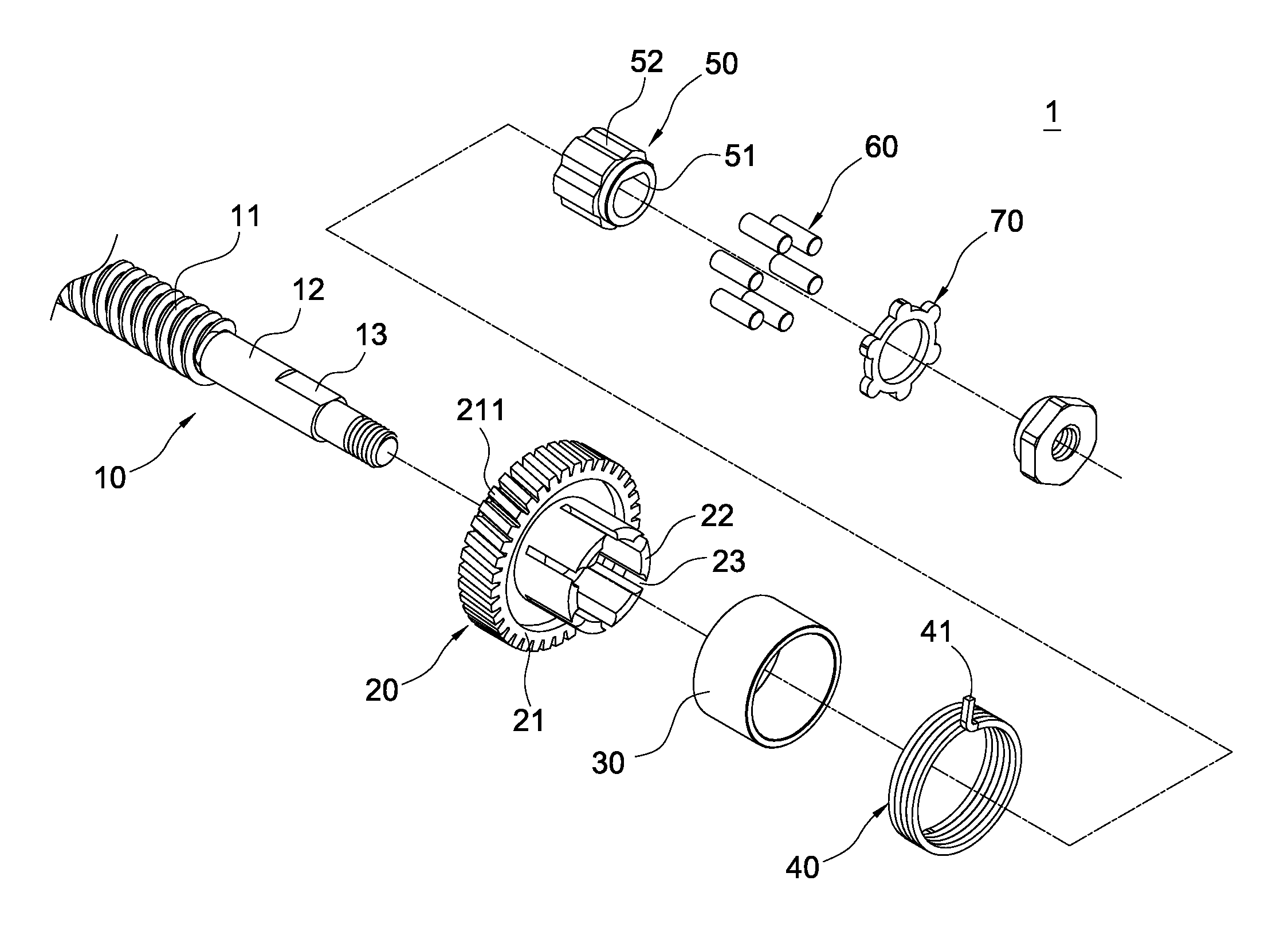 Transmission mechanism having deceleration function