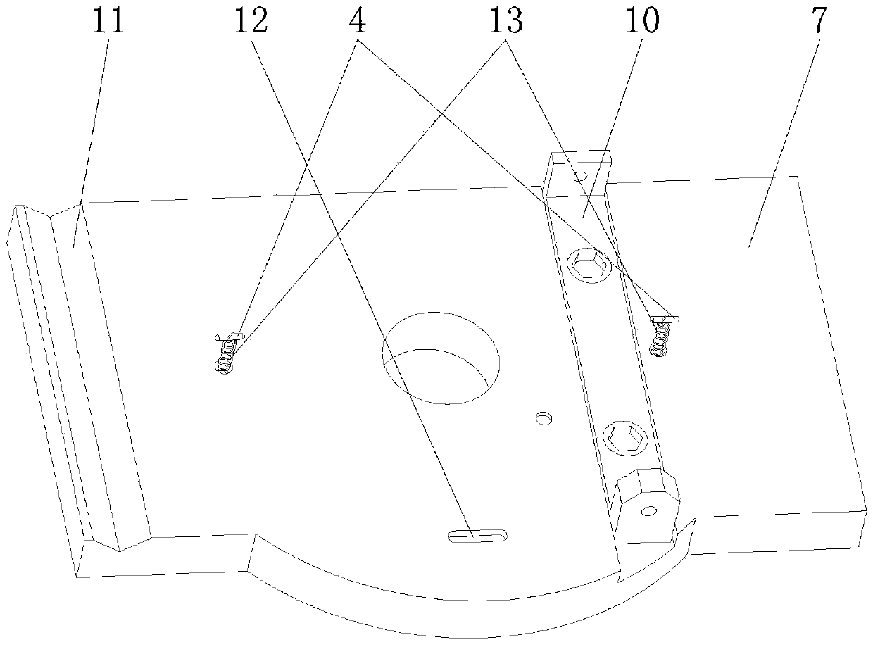 A horizontal axis fine-tuning device for laser tracking measurement system