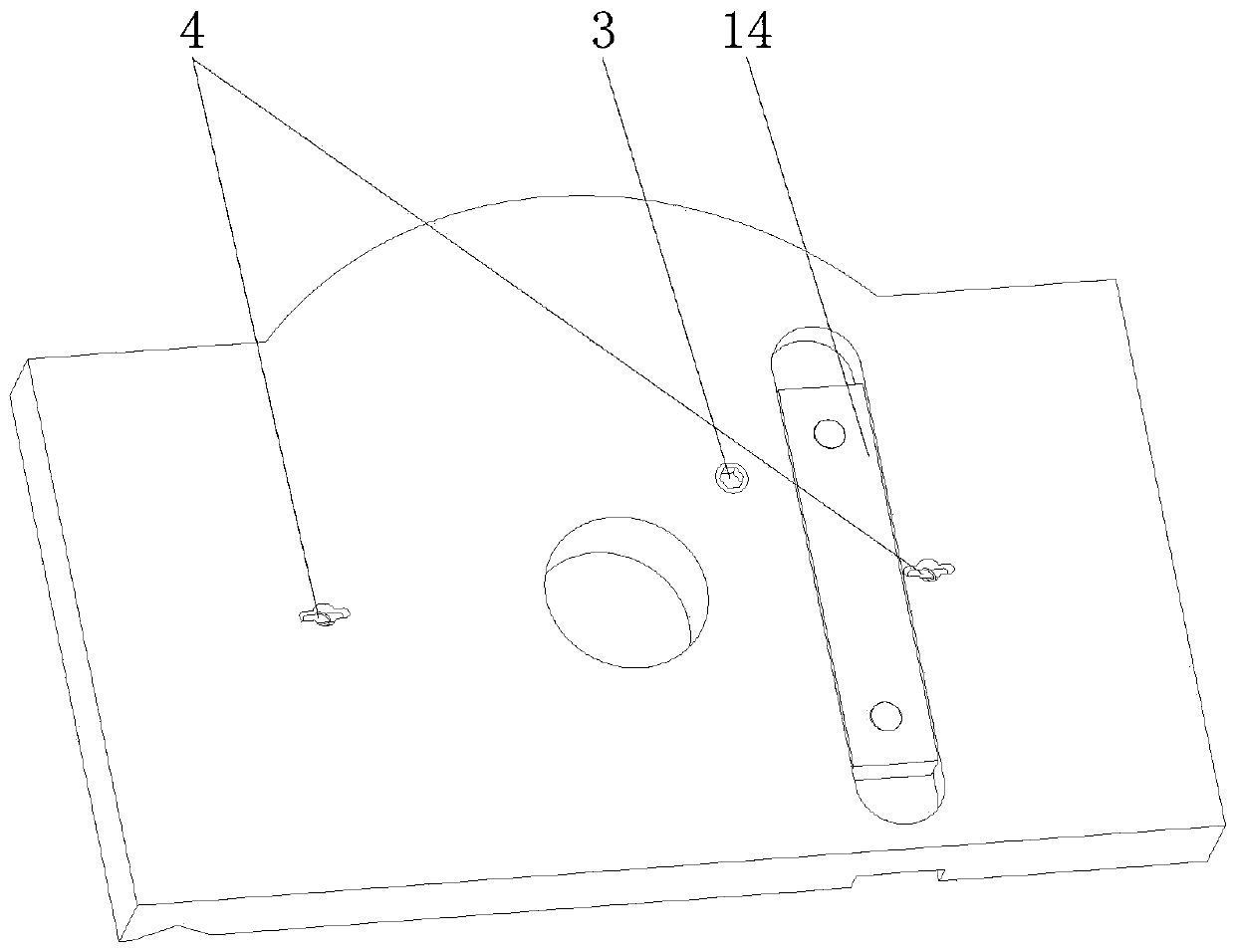 A horizontal axis fine-tuning device for laser tracking measurement system