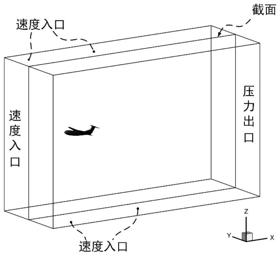 Water plane wave water surface take-off and landing water-gas two-phase flow numerical simulation method