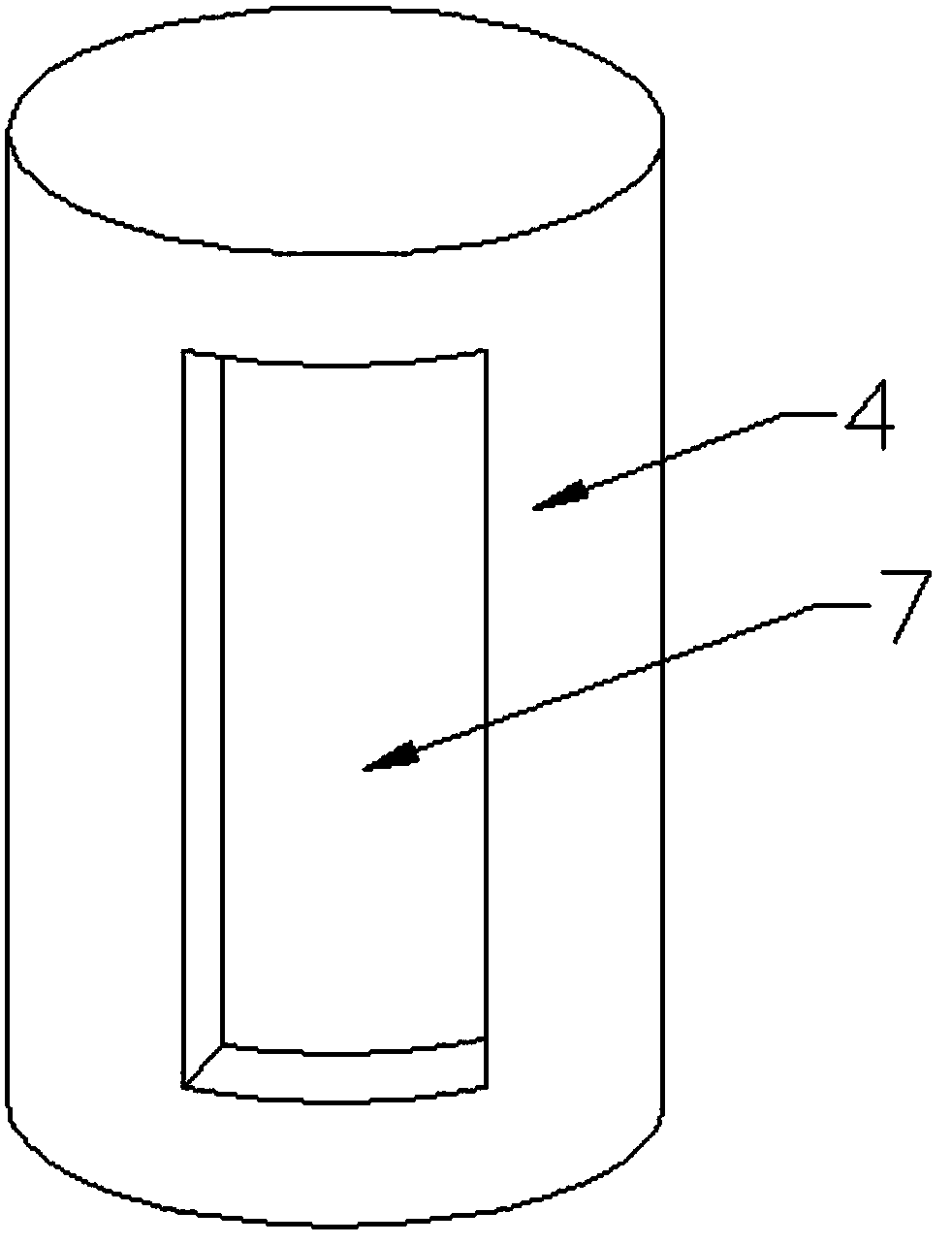 Biomass gasification furnace