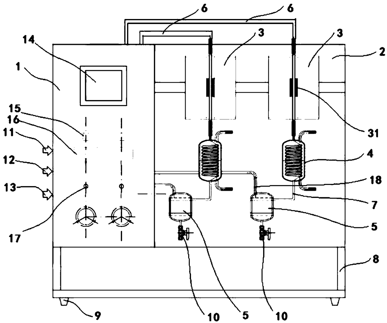 Continuous reaction desktop grade fixed bed