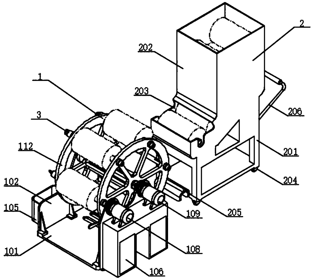 Unrolling machine capable of conducting continuous roll supply and automatic unrolling