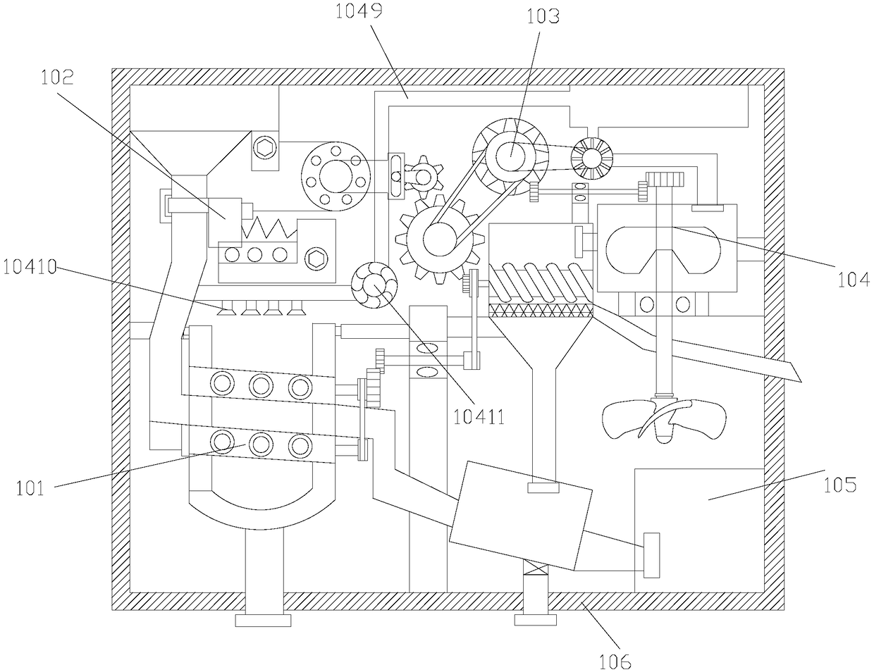 Novel fruit washing device