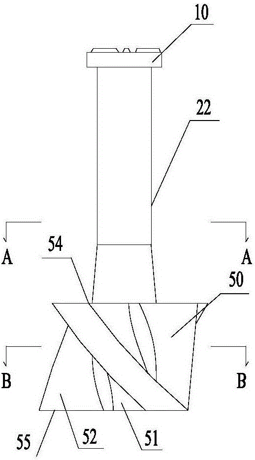 Efficient mixing stirrer for molten iron desulphurization