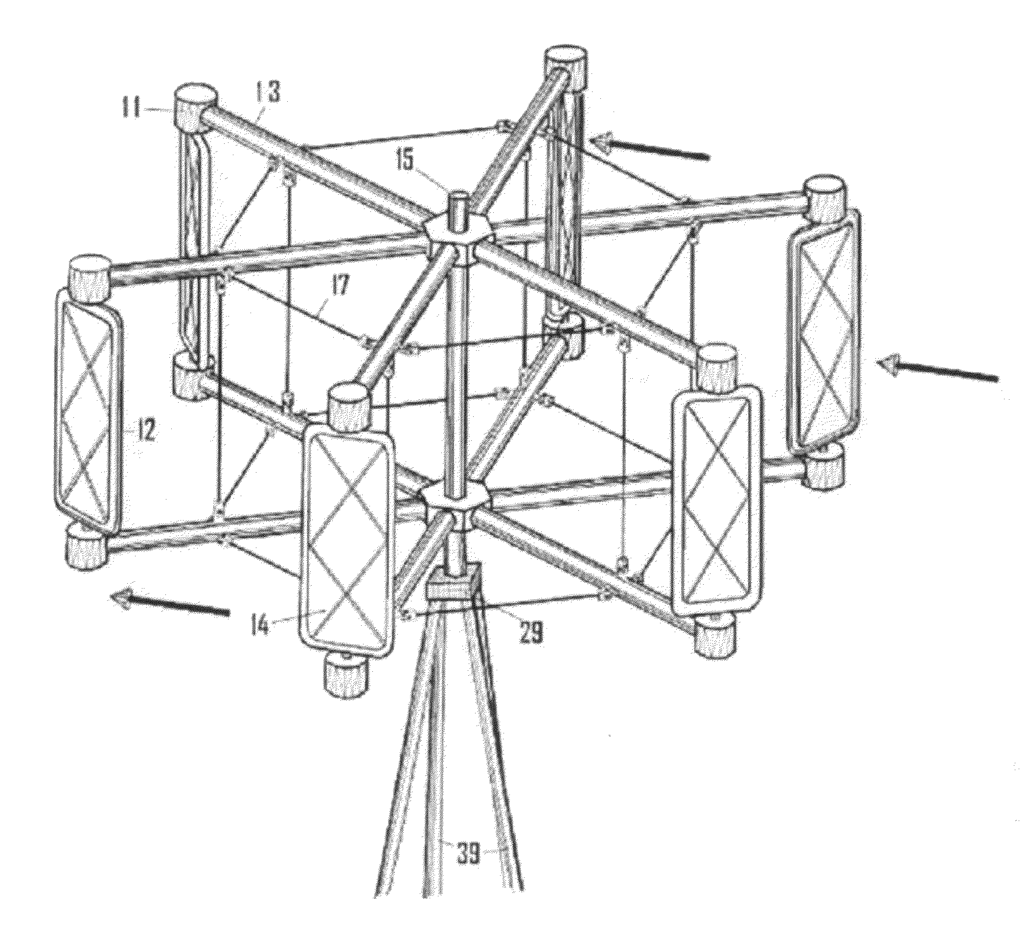 Burrell compound axial windmill