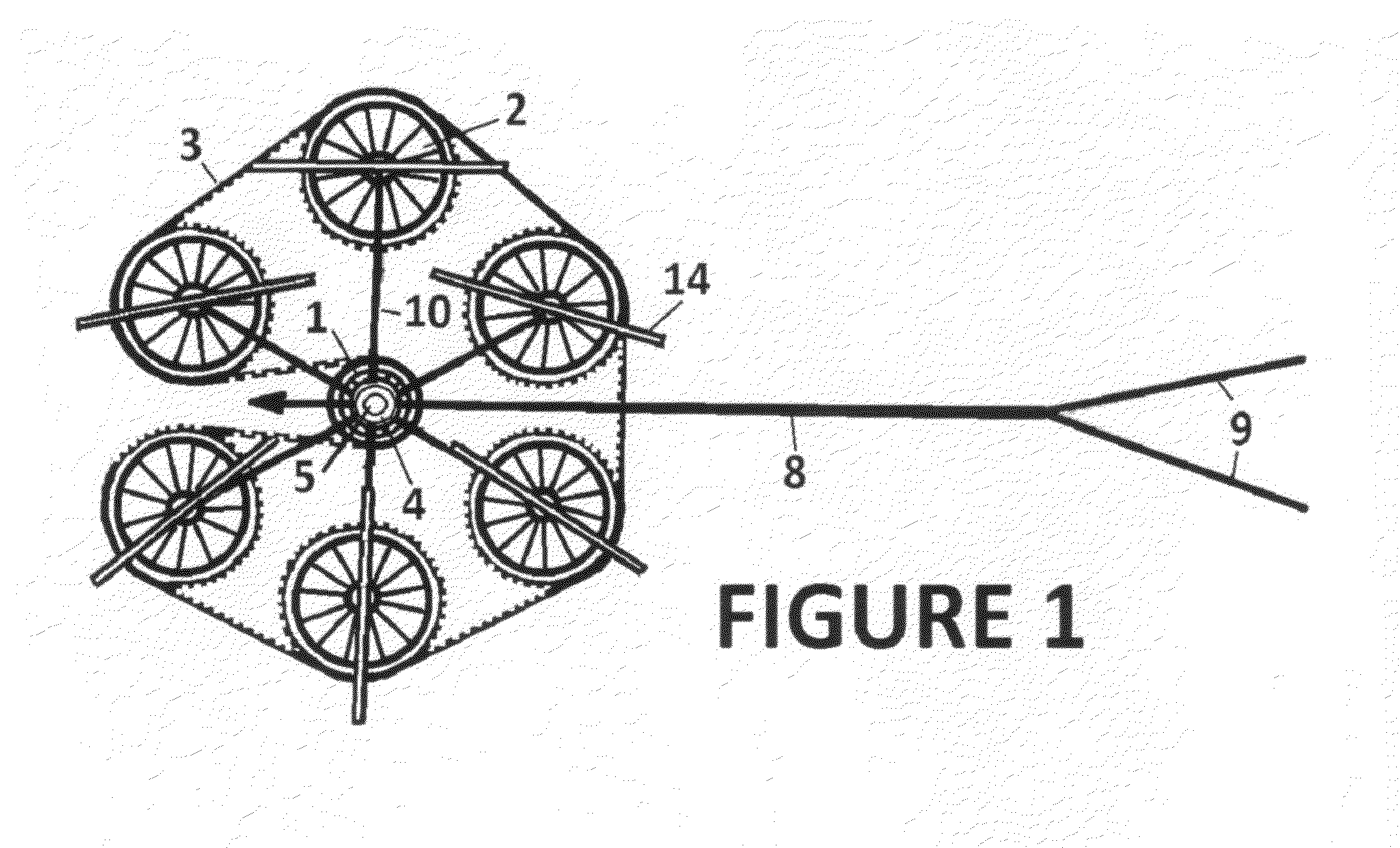 Burrell compound axial windmill