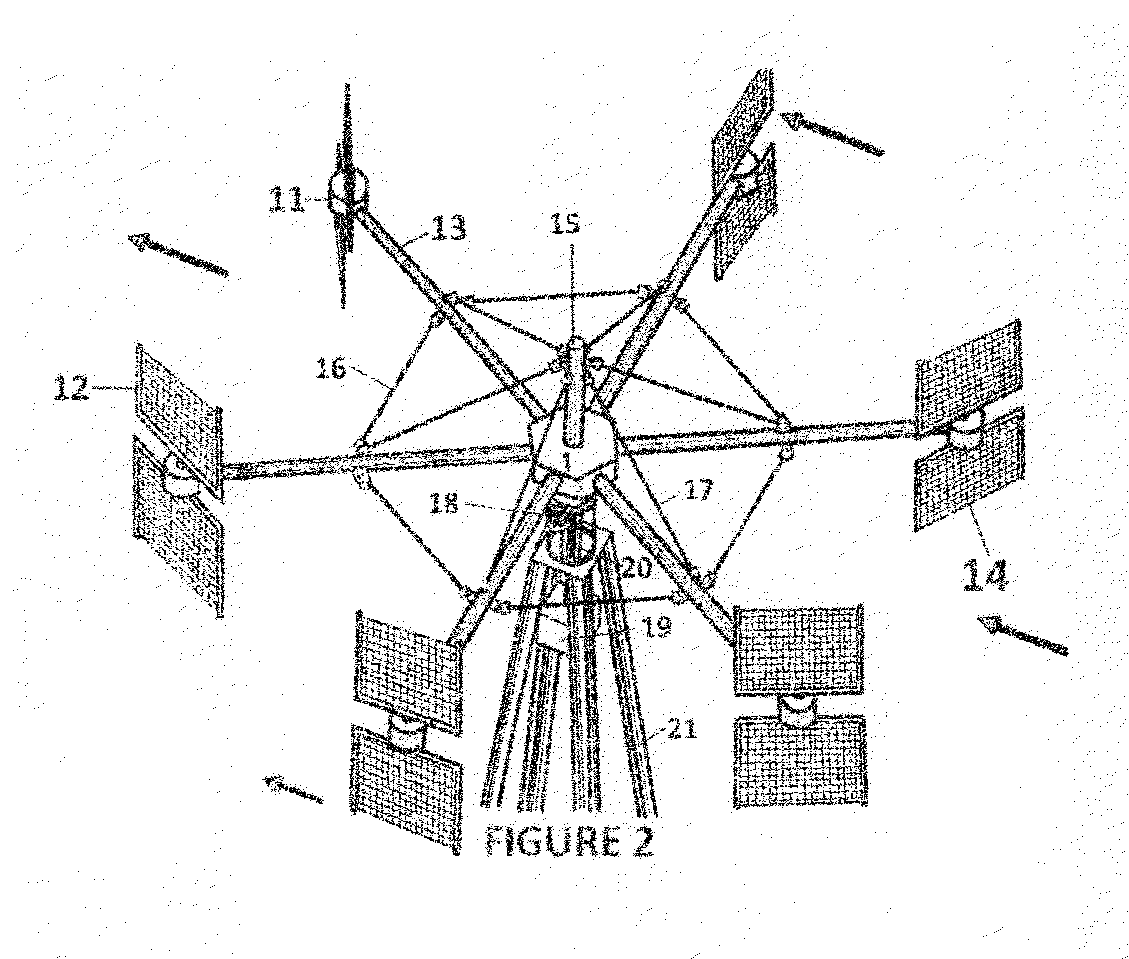 Burrell compound axial windmill