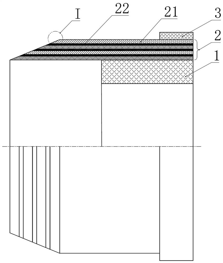 Flexible joint of large-diameter high-pressure fiber reinforced flexible composite pipe