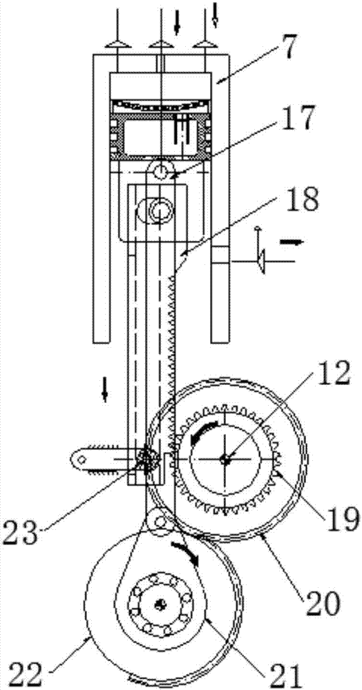 High-torque-output fuel-saving energy-saving piston engine