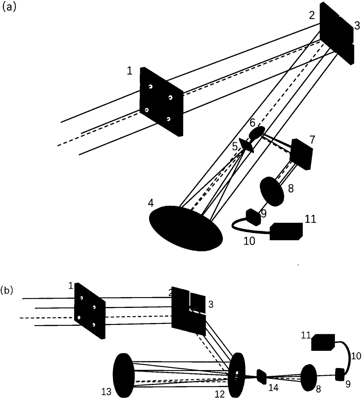 Miniaturized total-reflection type femtosecond laser pulse shape measurement device