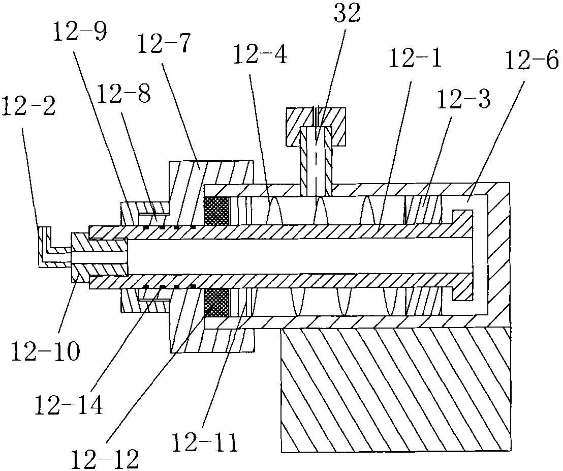 Hydraulic power pulse oil displacement experimental facility and experimental method thereof