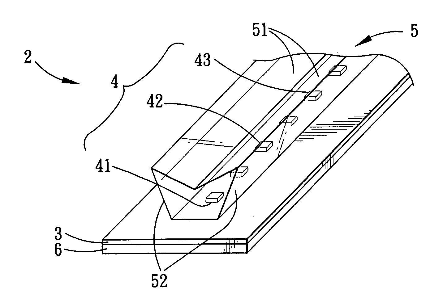 Light source unit for use in a backlight module