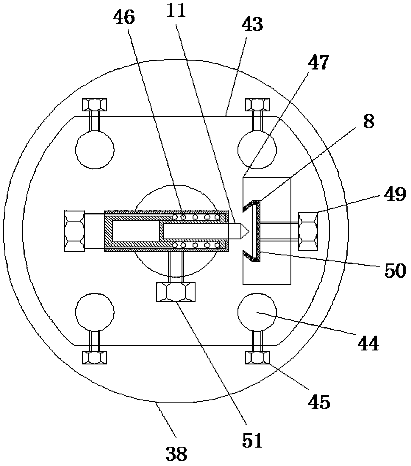 High-temperature high-pressure in-situ high-speed scratching device