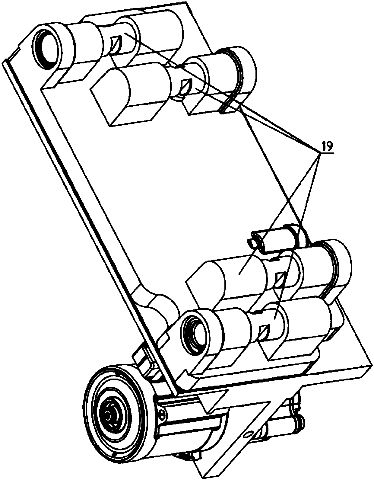 Hydraulic control valve block for automatic transmission