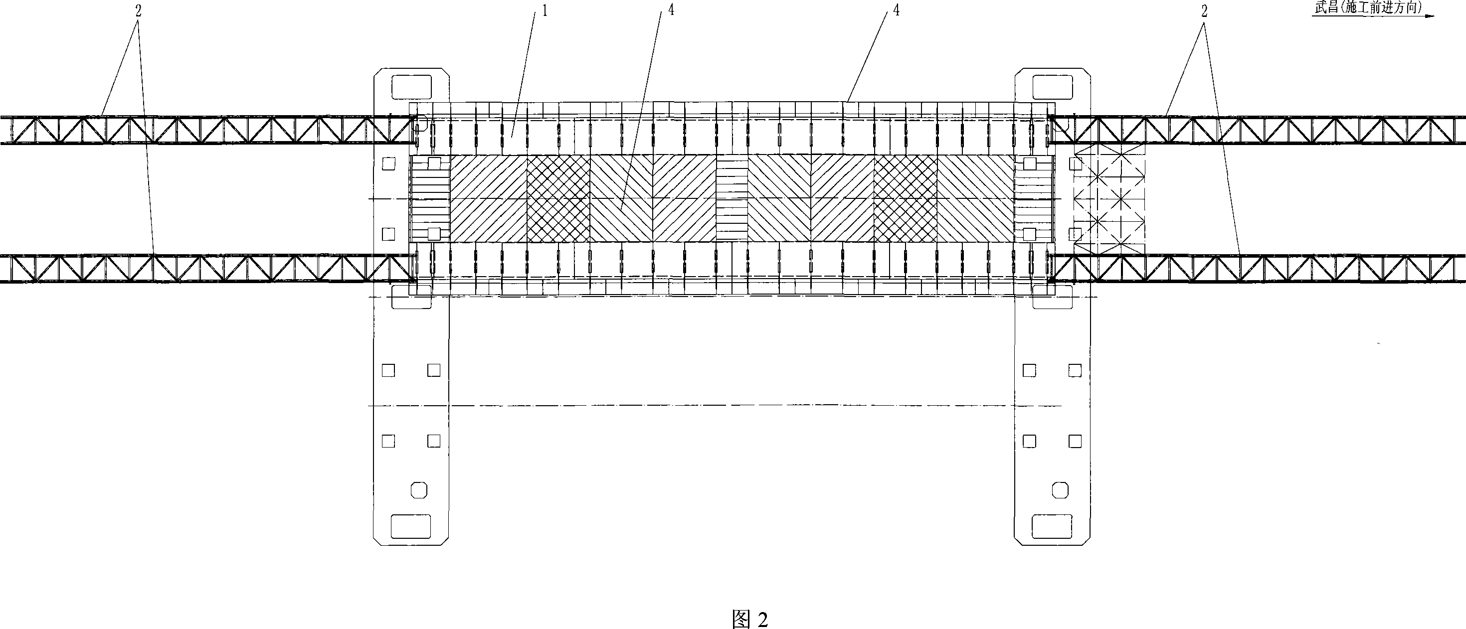 Beam-form unified movable mould frame