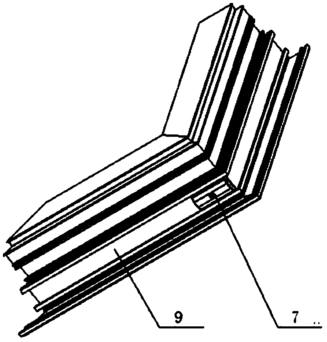 Open assisting device of aluminum alloy window