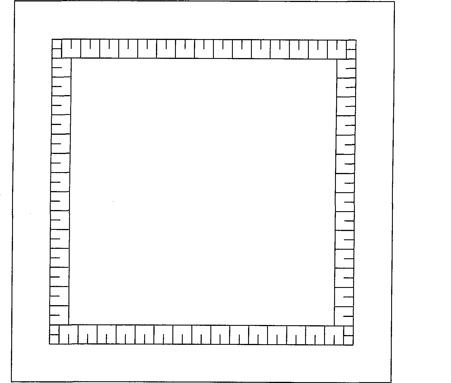 Middle plate construction method of wide pit top-down construction