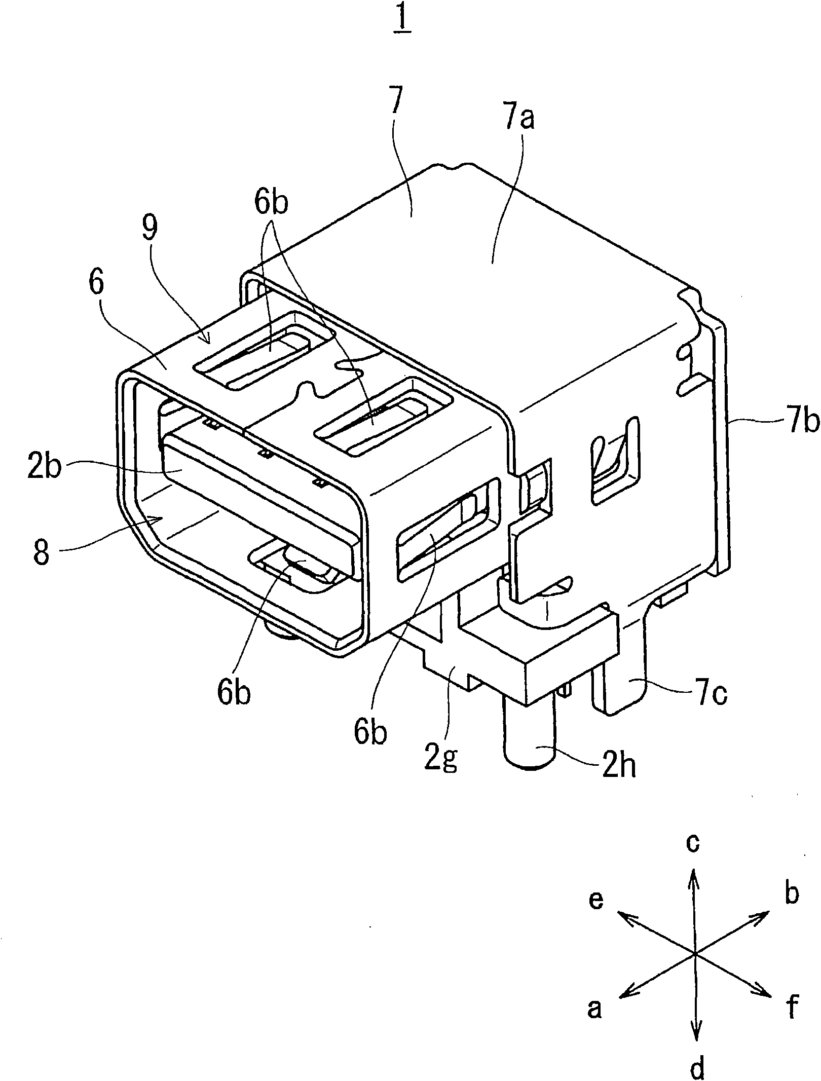 Multipolar connector