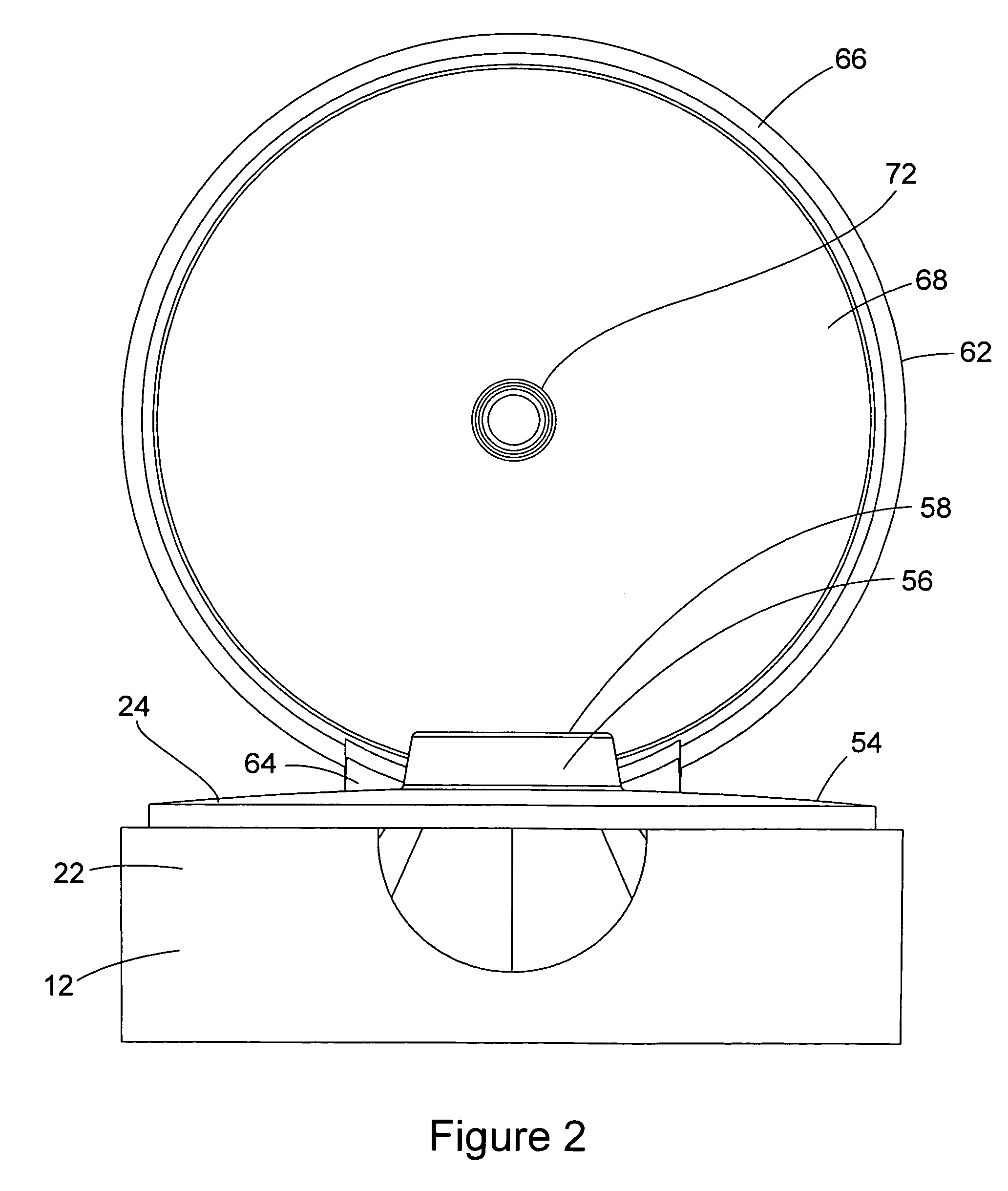 Container closure with biased closed tube valve