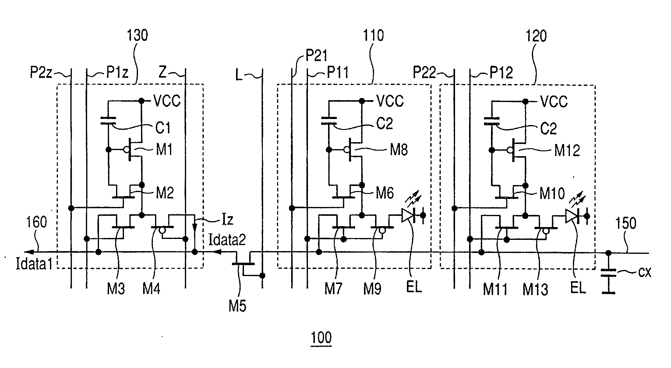 Current programming apparatus and matrix type display apparatus