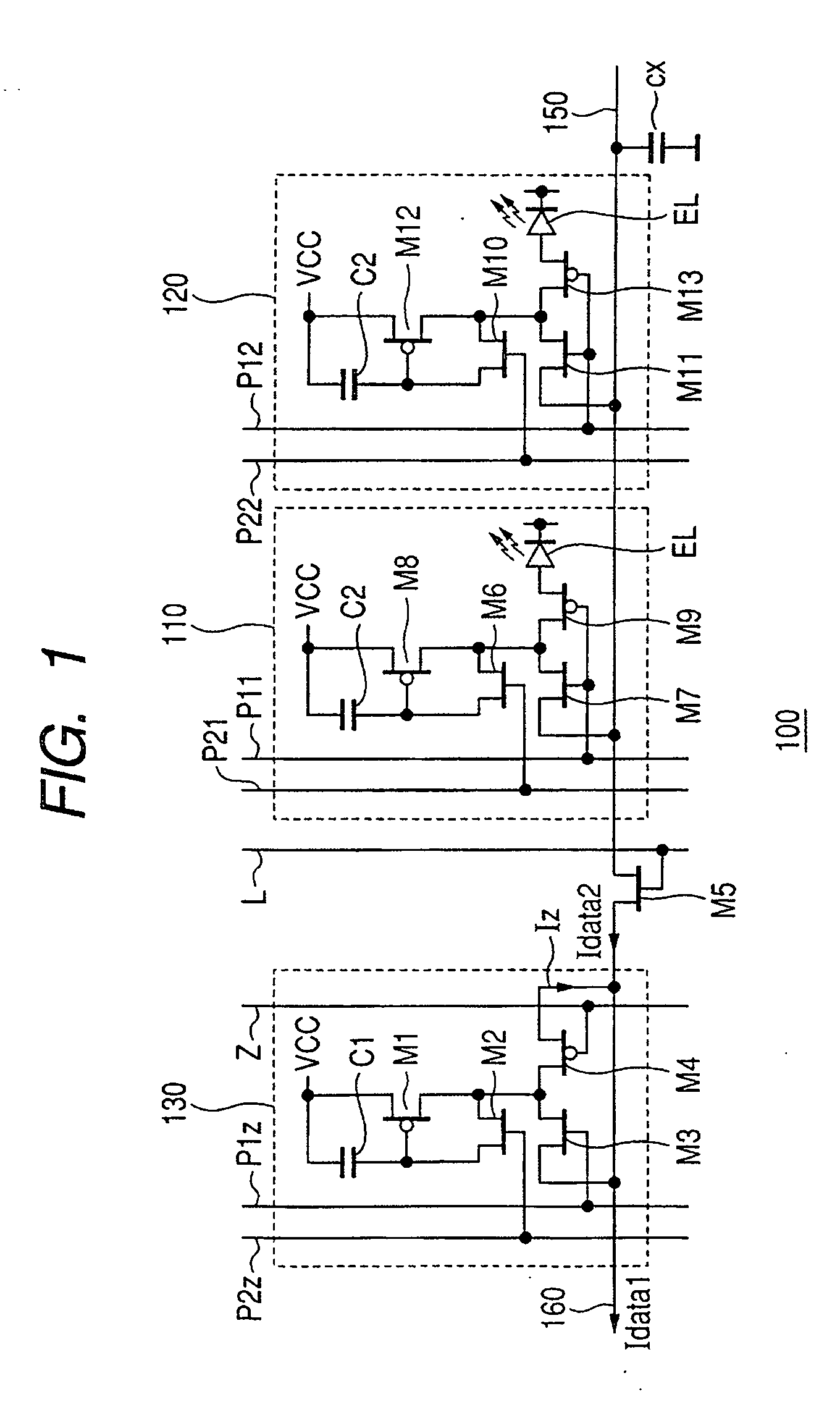 Current programming apparatus and matrix type display apparatus