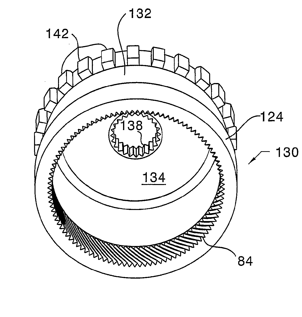 One piece ring gear-park brake drum