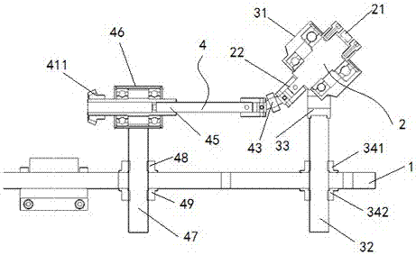 A rotating sample stage