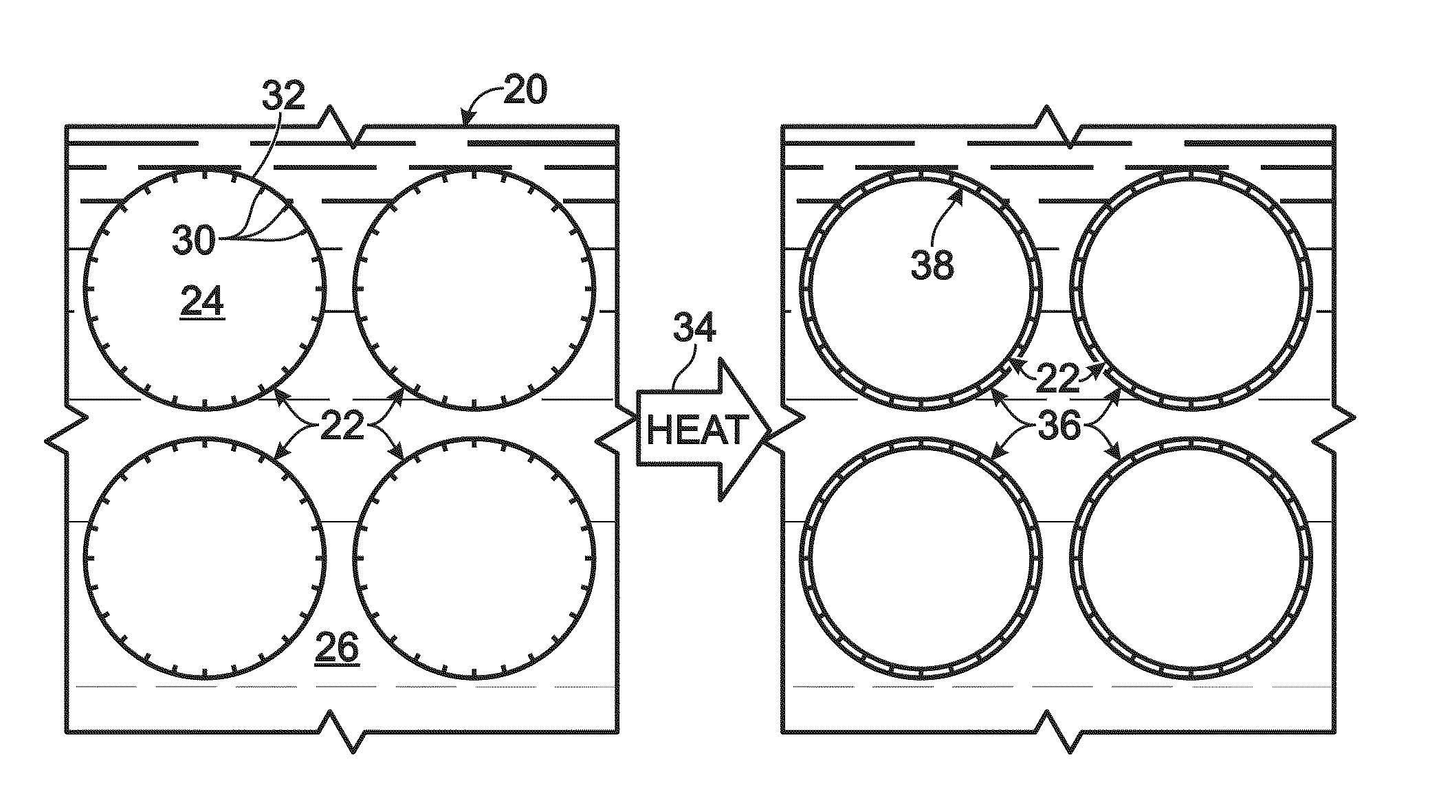 Assays with droplets transformed into capsules