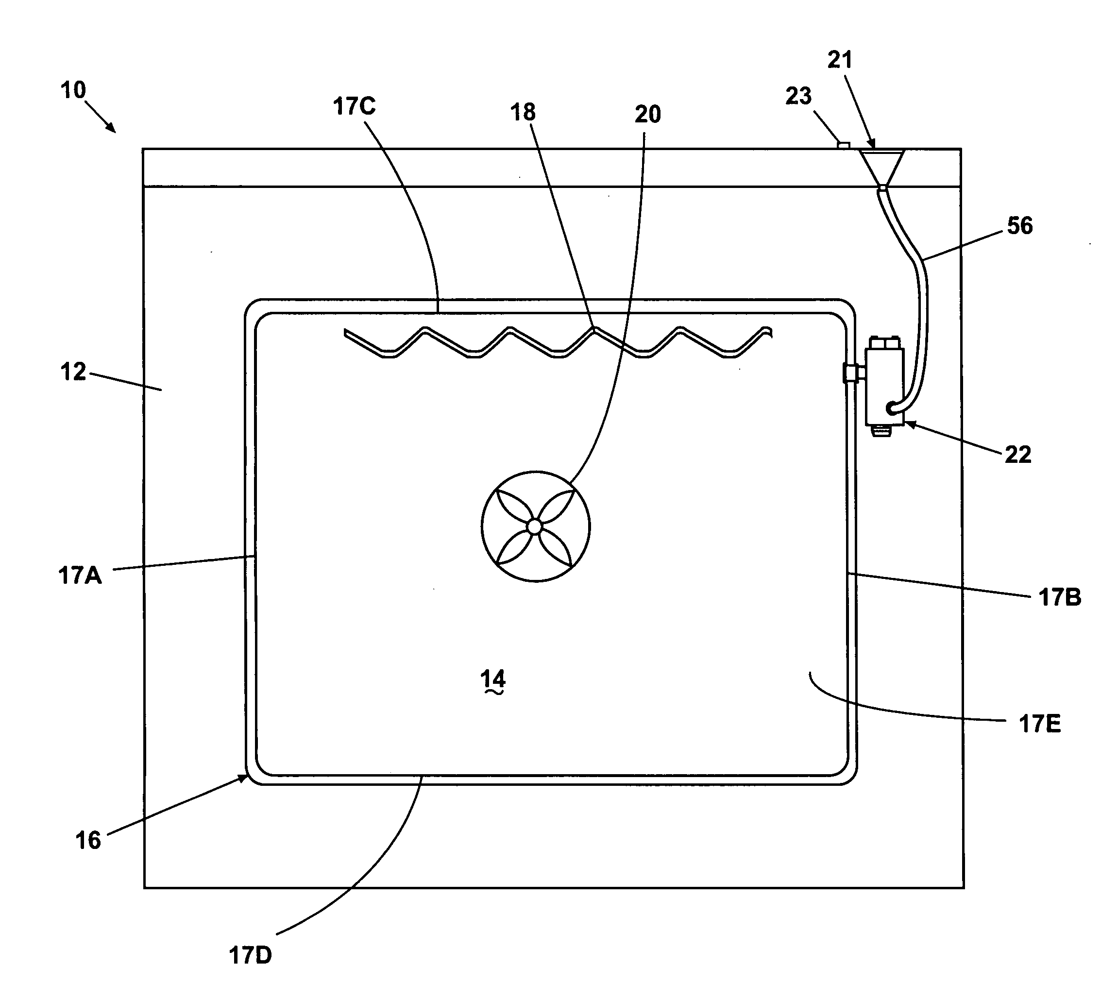 Cooking appliance with steam generator