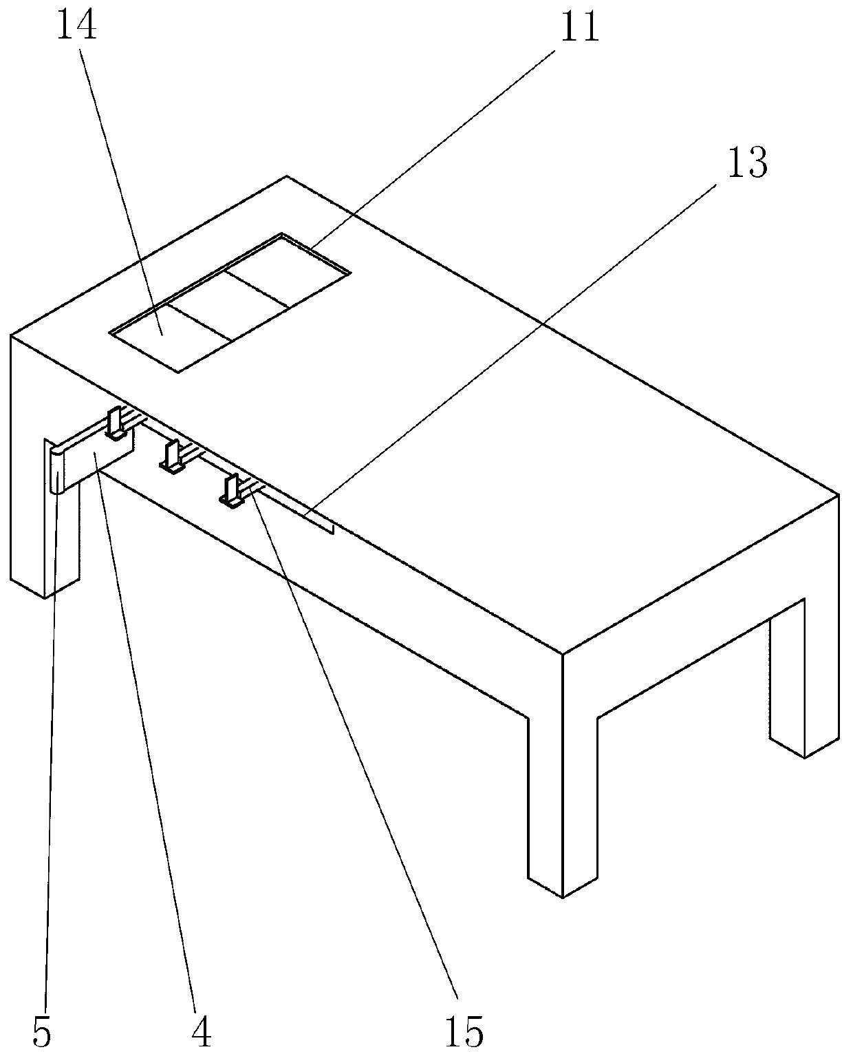 Safe tea table