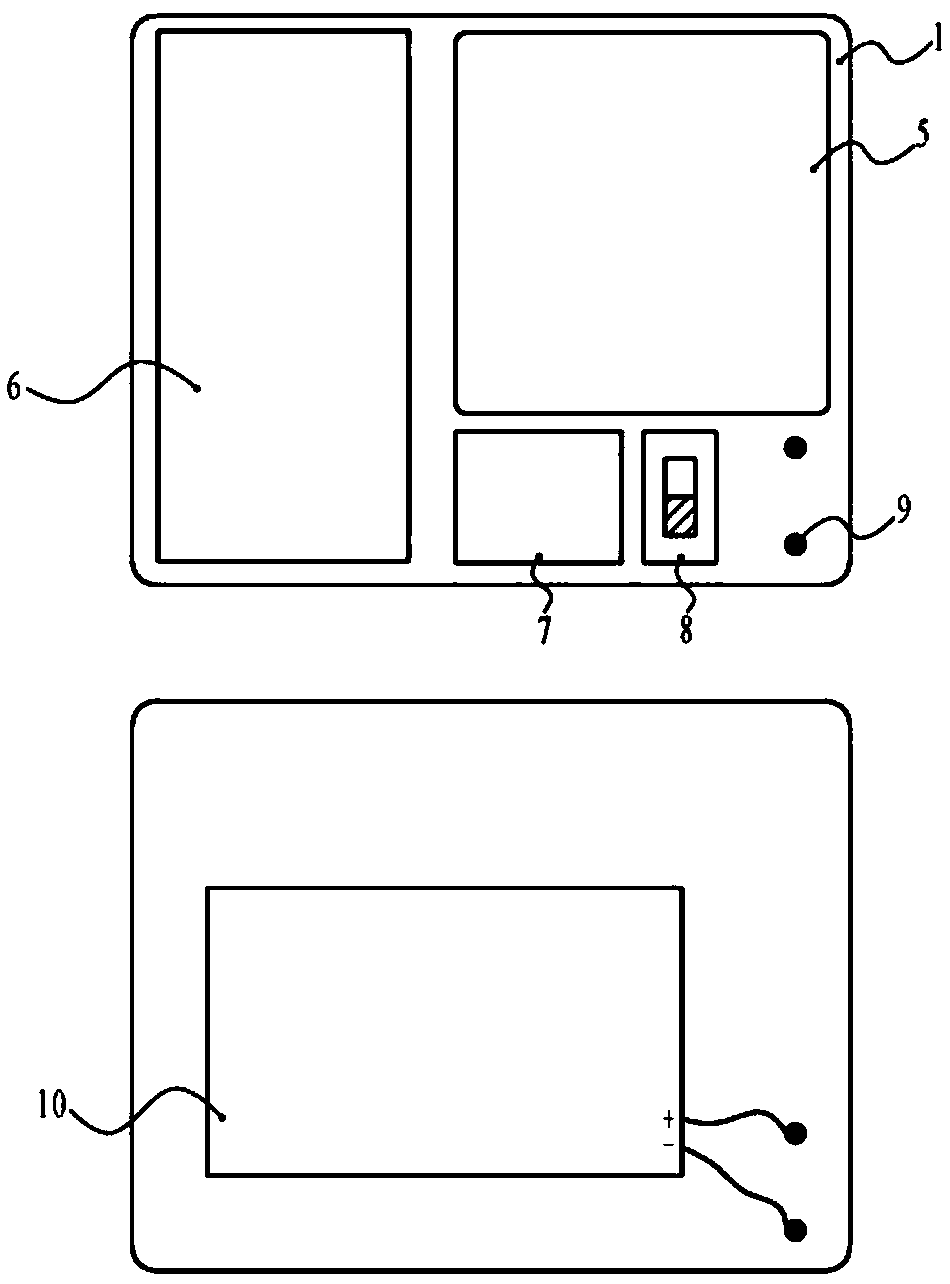 Detection system and method for human-body lower limb hip and knee joint angle