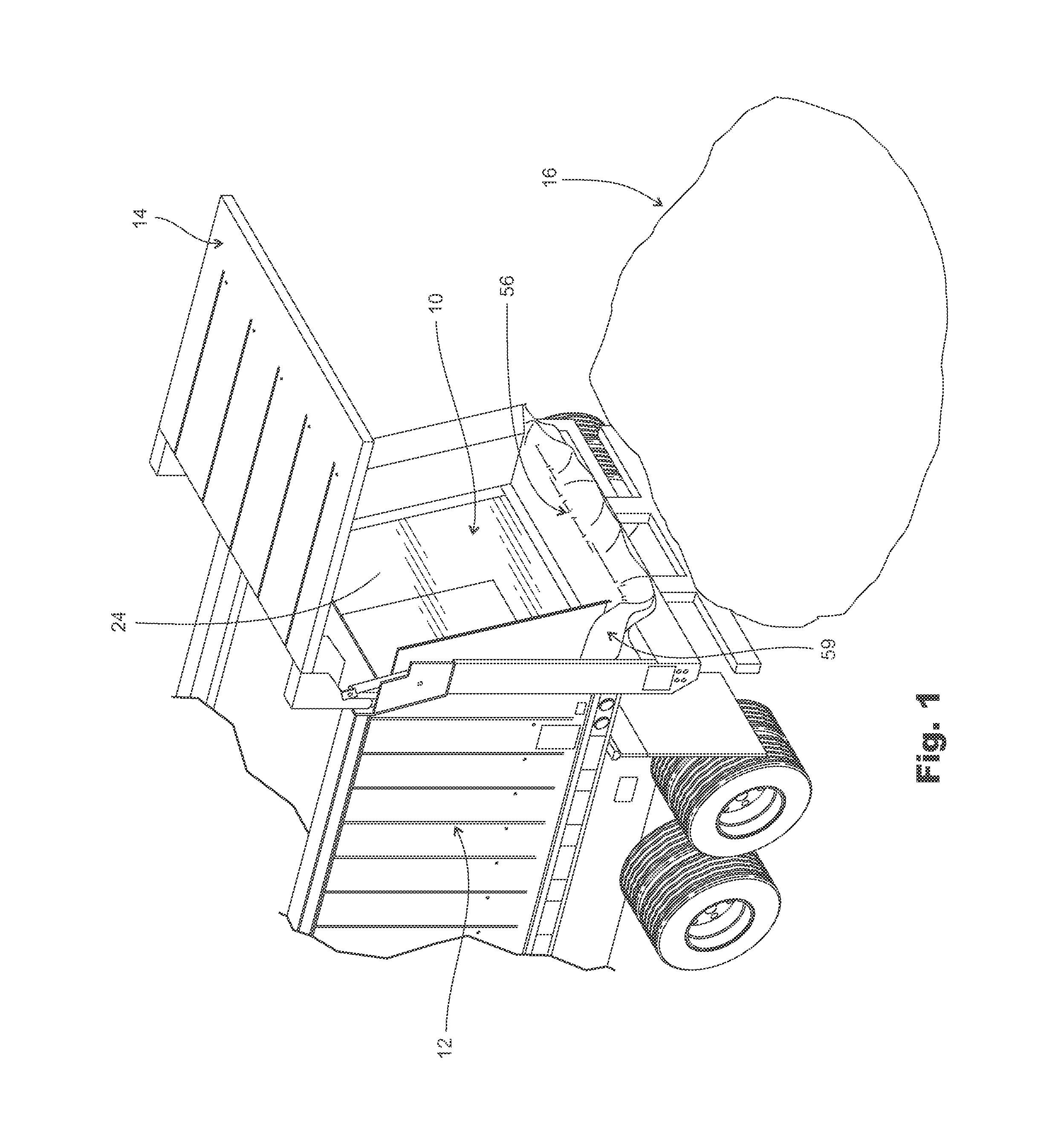 Moving cleanout for reciprocating conveyor system