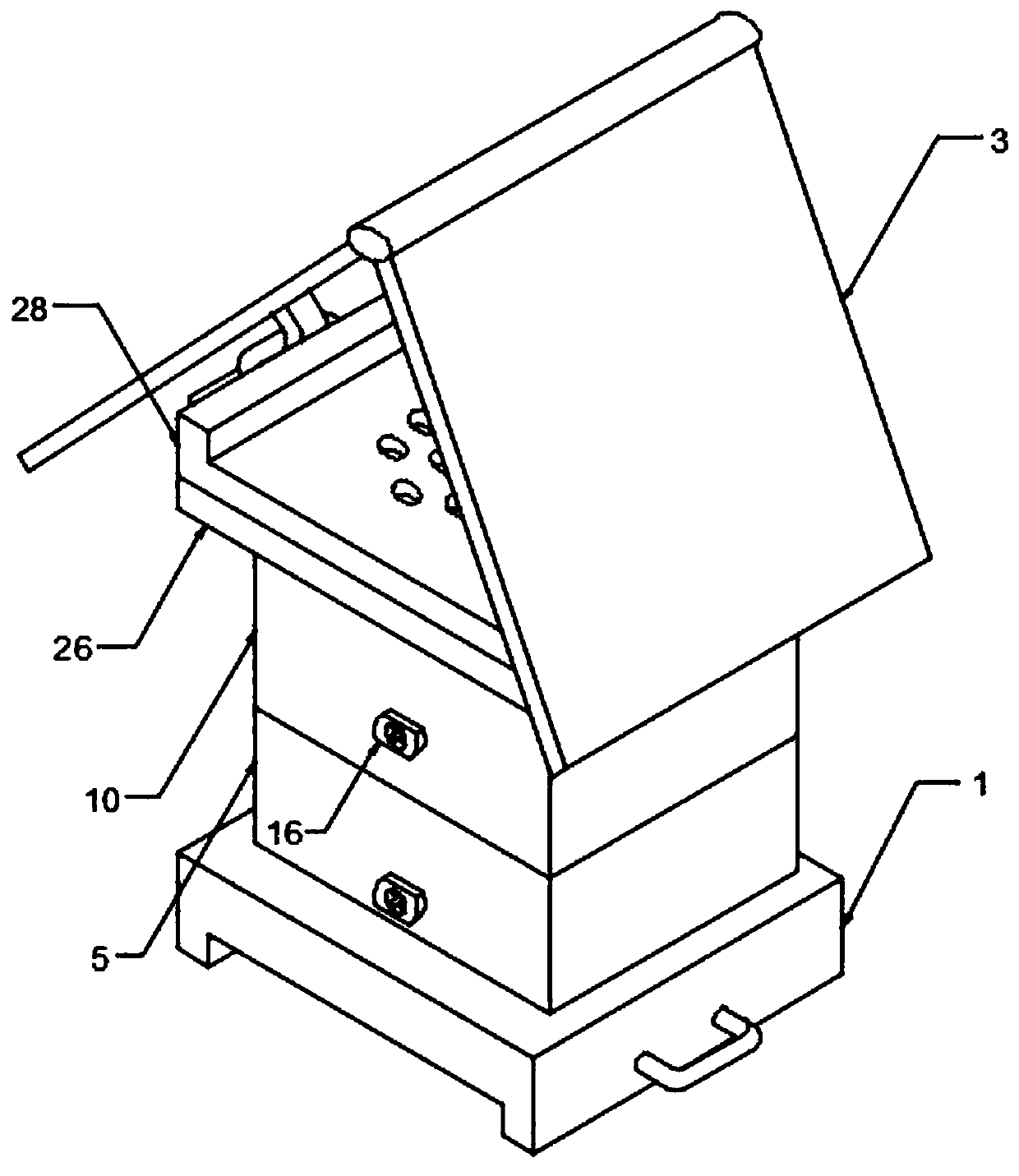 Trigona rearing box and application method